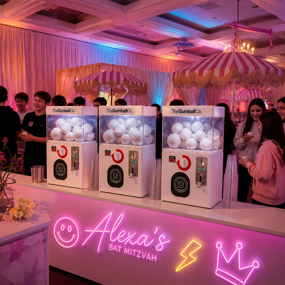 Bat / Bar Mitzvah: Classic Gumball Machine Rental